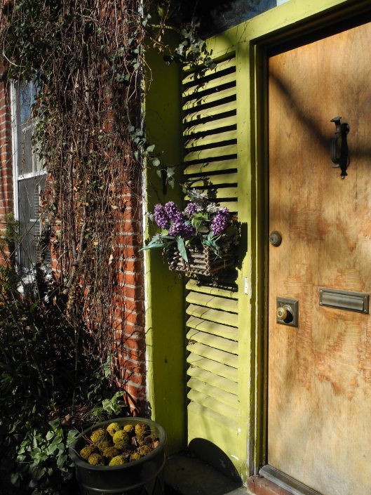 a Georgetown door